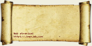 Mina Stojaković vizit kartica